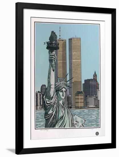 Statue of Liberty-Cindy Wolsfeld-Framed Serigraph