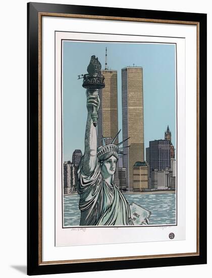 Statue of Liberty-Cindy Wolsfeld-Framed Serigraph