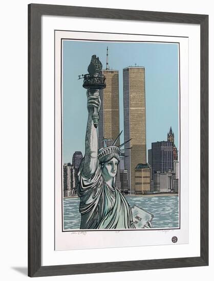 Statue of Liberty-Cindy Wolsfeld-Framed Serigraph