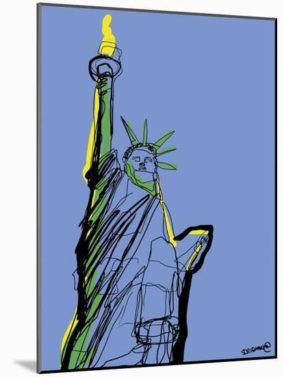 Statue of Liberty-Whoartnow-Mounted Giclee Print