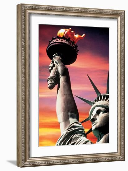 Statue of Liberty-Unknown Unknown-Framed Art Print