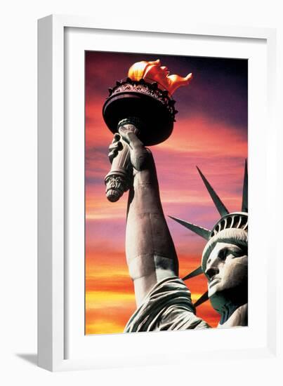 Statue of Liberty-Unknown Unknown-Framed Art Print