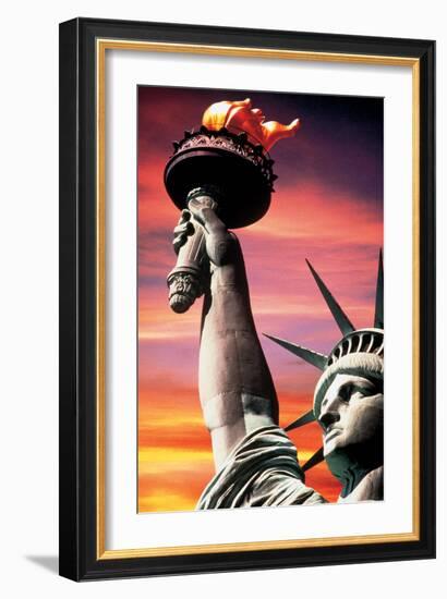 Statue of Liberty-Unknown Unknown-Framed Art Print