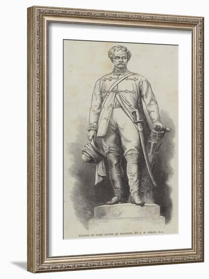 Statue of Lord Clyde at Glasgow-J H Foley-Framed Giclee Print