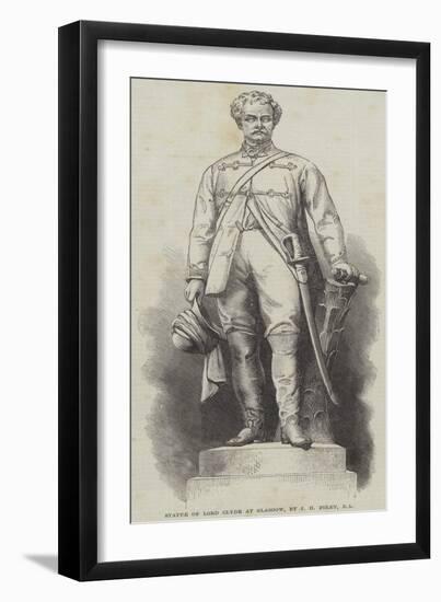 Statue of Lord Clyde at Glasgow-J H Foley-Framed Giclee Print