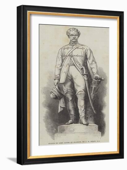Statue of Lord Clyde at Glasgow-J H Foley-Framed Giclee Print