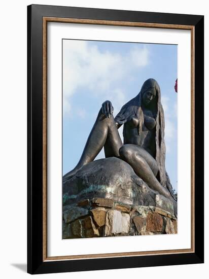 Statue of Lorelei-null-Framed Photographic Print