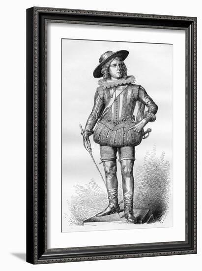 Statue of Louis XIII of France, by Francois Rude, 19th Century (1882-188)-Sellier-Framed Giclee Print