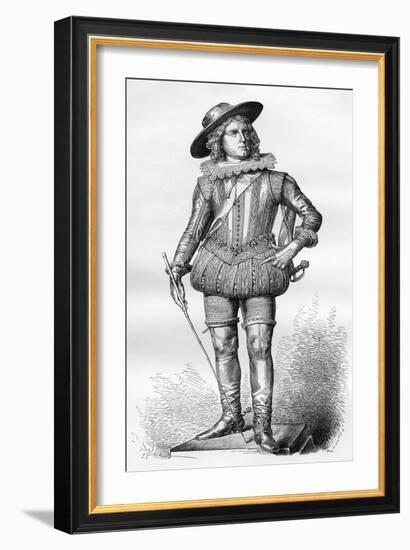 Statue of Louis XIII of France, by Francois Rude, 19th Century (1882-188)-Sellier-Framed Giclee Print