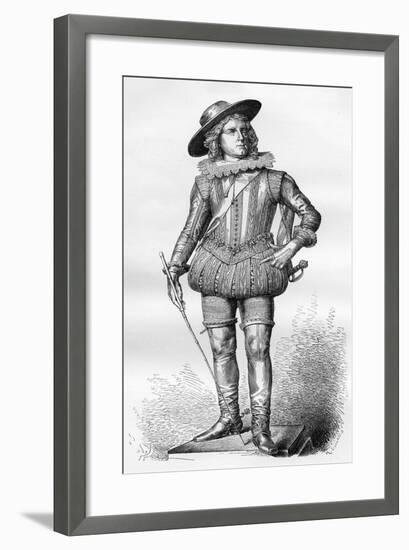 Statue of Louis XIII of France, by Francois Rude, 19th Century (1882-188)-Sellier-Framed Giclee Print