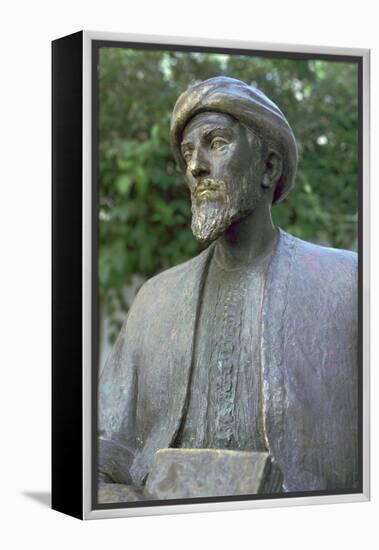 Statue of Maimonides, 12th century. Artist: Unknown-Unknown-Framed Premier Image Canvas