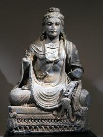 gandhara maitreya kushan buddha 3rd century forman