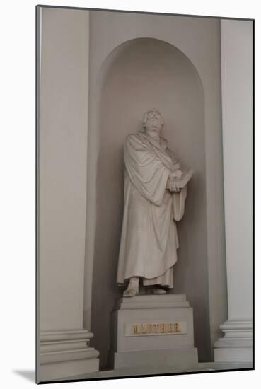 Statue of Martin Luther, Lutheran Cathedral, Helsinki, Finland, 2011-Sheldon Marshall-Mounted Photographic Print