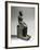 Statue of Pharaoh Neferhotep I. Microgabbro, from El Fayum-null-Framed Giclee Print