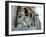 Statue of Playwright Moliere Outside Theatre, Old City, Avignon, Rhone Valley, Provence, France-David Lomax-Framed Photographic Print