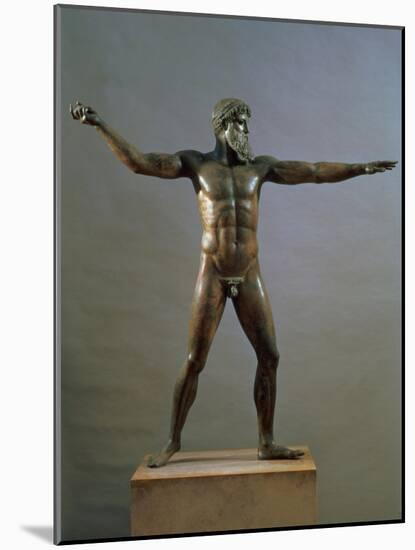 Statue of Poseidon, circa 460-450 BC-null-Mounted Giclee Print