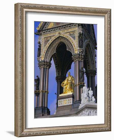 Statue of Prince Albert, Consort of Queen Victoria, the Albert Memorial, London, England-Mark Mawson-Framed Photographic Print