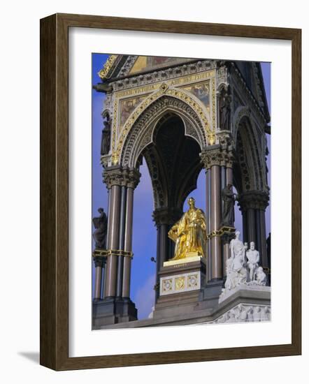 Statue of Prince Albert, Consort of Queen Victoria, the Albert Memorial, London, England-Mark Mawson-Framed Photographic Print