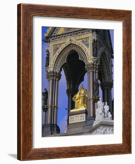 Statue of Prince Albert, Consort of Queen Victoria, the Albert Memorial, London, England-Mark Mawson-Framed Photographic Print