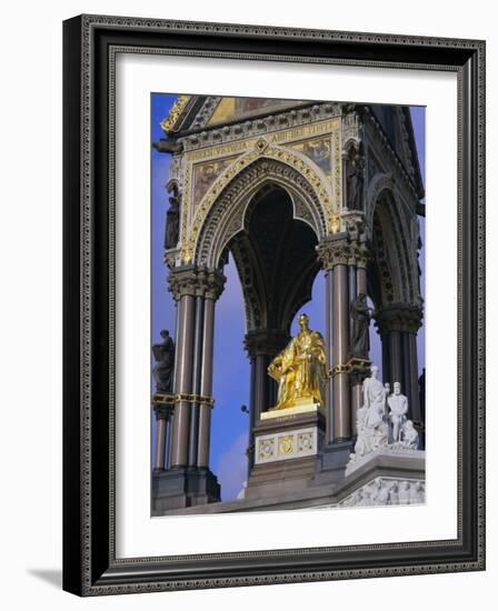 Statue of Prince Albert, Consort of Queen Victoria, the Albert Memorial, London, England-Mark Mawson-Framed Photographic Print