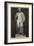 Statue of Professor Faraday in the Hall of the Royal Institution-null-Framed Giclee Print