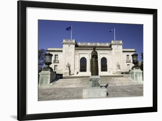 Statue of Queen Isabella of Spain Outside the Headquarters of the Organization of American States-John Woodworth-Framed Photographic Print