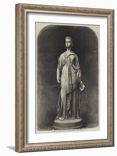 Statue of Queen Victoria in the New Townhall, Leeds-Harden Sidney Melville-Framed Giclee Print