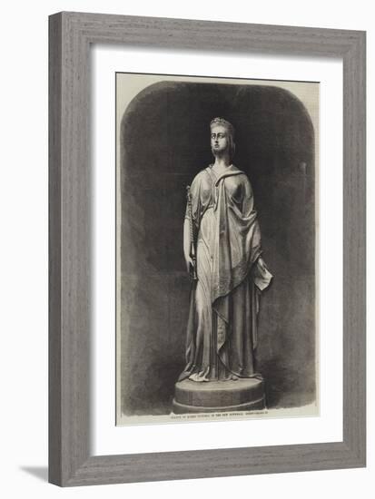Statue of Queen Victoria in the New Townhall, Leeds-Harden Sidney Melville-Framed Giclee Print