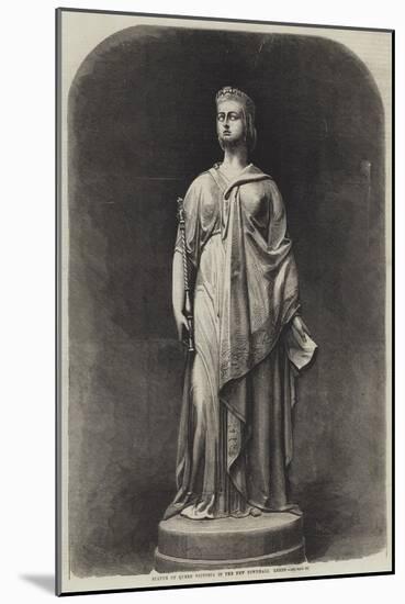 Statue of Queen Victoria in the New Townhall, Leeds-Harden Sidney Melville-Mounted Giclee Print