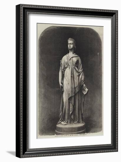 Statue of Queen Victoria in the New Townhall, Leeds-Harden Sidney Melville-Framed Giclee Print