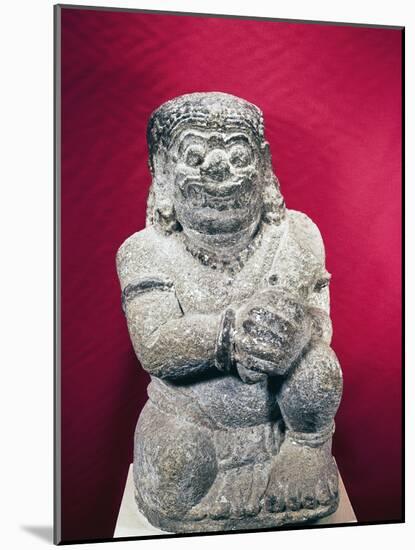 Statue of Raksasas, Demon Enemy of Gods and Men, from Java, Indonesian Art, 12th Century-null-Mounted Giclee Print