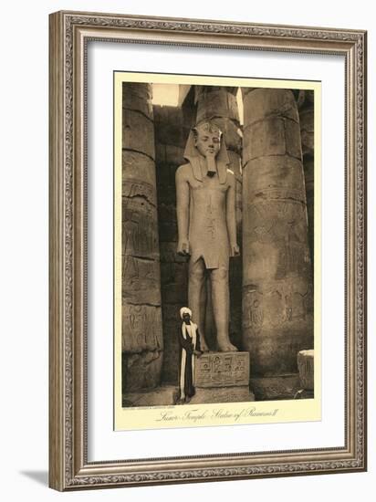 Statue of Ramses II, Luxor-null-Framed Art Print