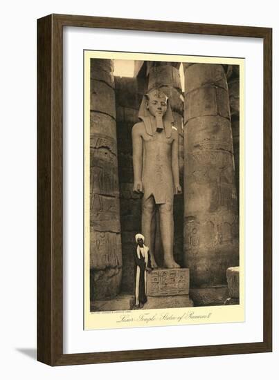 Statue of Ramses II, Luxor-null-Framed Art Print