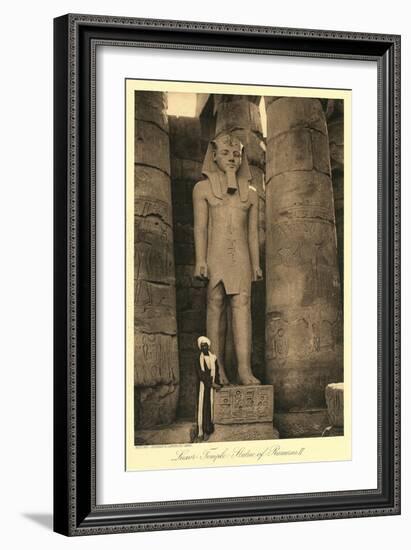 Statue of Ramses II, Luxor-null-Framed Art Print