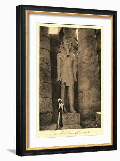 Statue of Ramses II, Luxor-null-Framed Art Print