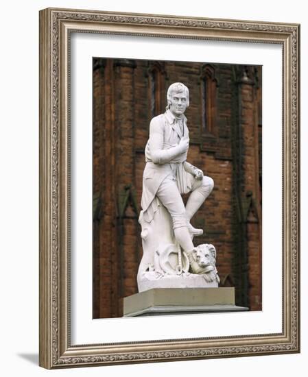 Statue of Robert Burns, Dumfries, South West Scotland-Paul Harris-Framed Photographic Print