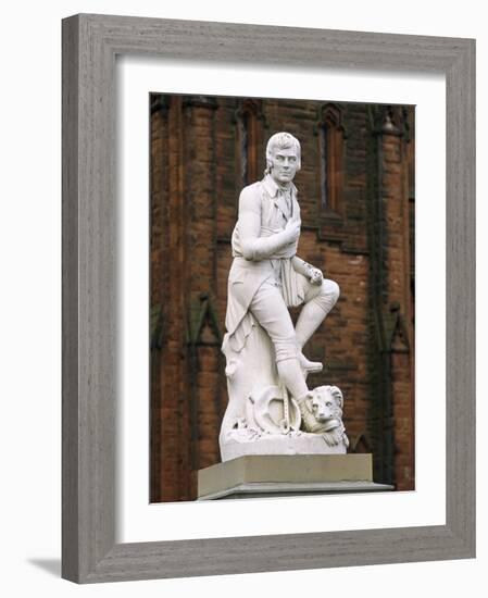 Statue of Robert Burns, Dumfries, South West Scotland-Paul Harris-Framed Photographic Print