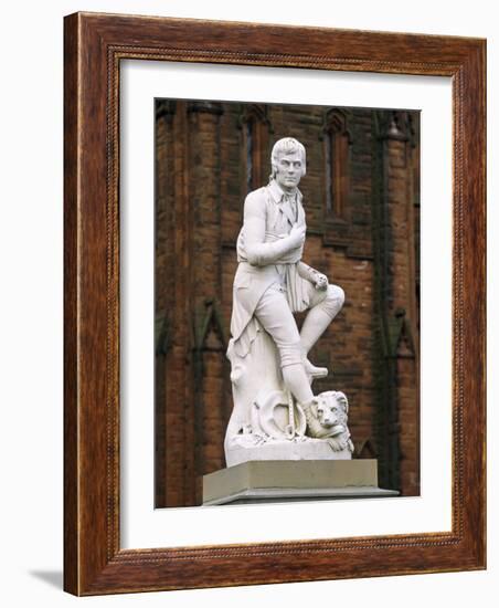 Statue of Robert Burns, Dumfries, South West Scotland-Paul Harris-Framed Photographic Print