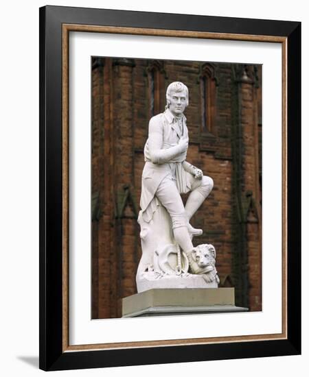 Statue of Robert Burns, Dumfries, South West Scotland-Paul Harris-Framed Photographic Print