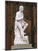 Statue of Robert Burns, Dumfries, South West Scotland-Paul Harris-Mounted Photographic Print