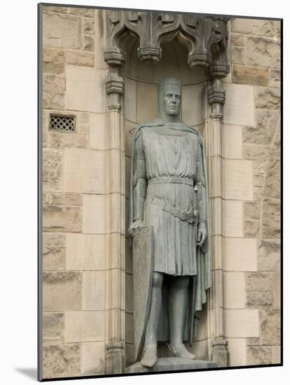 Statue of Robert the Bruce at Entrance to Edinburgh Castle, Edinburgh, Scotland, United Kingdom-Richard Maschmeyer-Mounted Photographic Print
