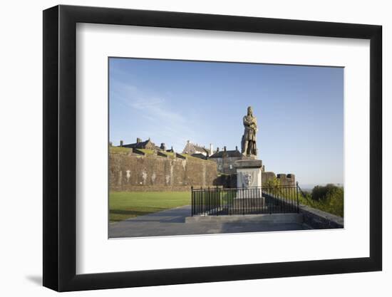 Statue of Robert the Bruce, Stirling Castle, Scotland, United Kingdom-Nick Servian-Framed Photographic Print