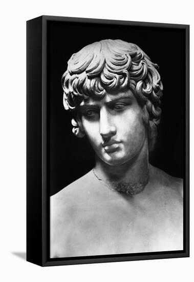 Statue of Roman Youth-null-Framed Premier Image Canvas