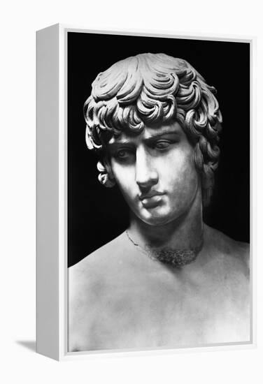 Statue of Roman Youth-null-Framed Premier Image Canvas