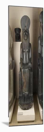 Statue of Sekhmet, Goddess with the Head of a Lioness-null-Mounted Giclee Print