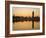 Statue of Shiva Rising Out of a Lake Sur Sagar in the Centre of Vadodara, Gujarat, India, Asia-Mark Chivers-Framed Photographic Print