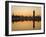 Statue of Shiva Rising Out of a Lake Sur Sagar in the Centre of Vadodara, Gujarat, India, Asia-Mark Chivers-Framed Photographic Print