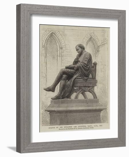 Statue of Sir Benjamin Lee Guinness-null-Framed Giclee Print