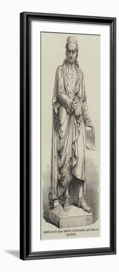 Statue of Sir Isaac Newton, Inaugurated Last Week at Grantham-null-Framed Giclee Print