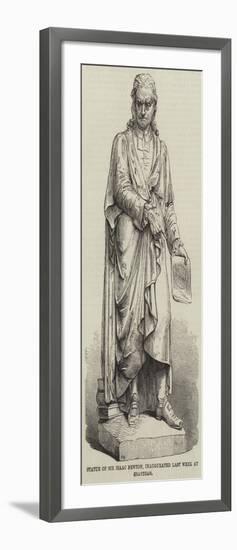 Statue of Sir Isaac Newton, Inaugurated Last Week at Grantham-null-Framed Giclee Print